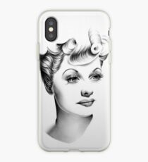 Lucille Ball Minimal Portrait iPhone Case