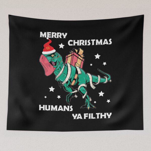 Item preview, Merry Christmas rex humans yafilthy designed and sold by angelusdark.
