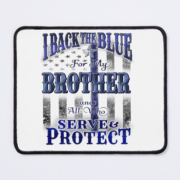 Item preview, Back the Blue Police Brother designed and sold by RiffXS.