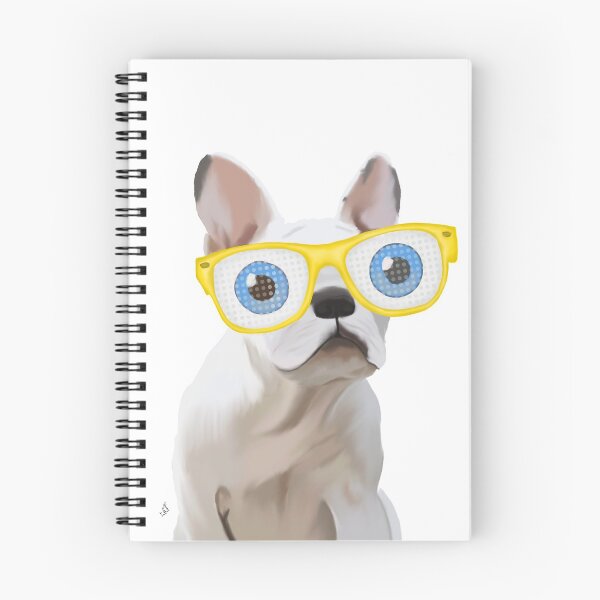 Item preview, Frenchie con gafas - Sin antecedentes designed and sold by Stacey Purdy.