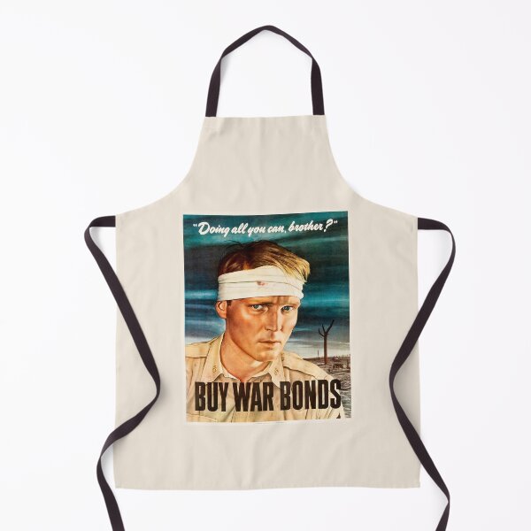 Item preview, Buy War Bonds Poster "Doing All You Can, Brother?" World War II Propaganda c.1943 designed and sold by PAPERS plz.