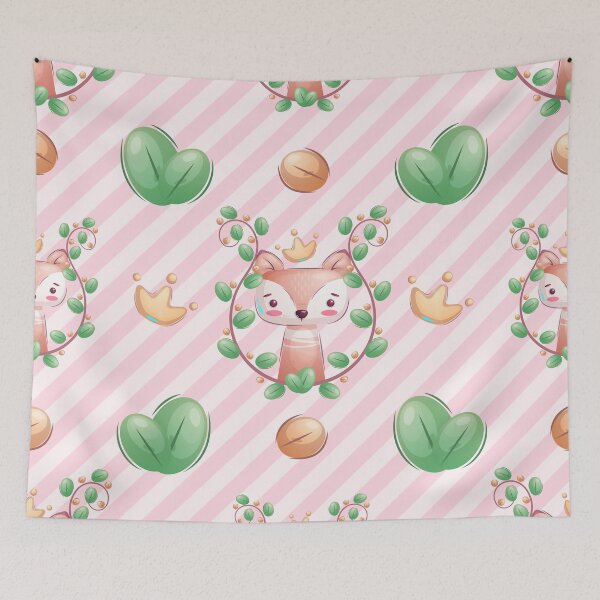 Item preview, Cute Fox cartoon designed and sold by Zombiegirl1302.