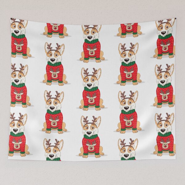 Item preview, Christmas Welsh Corgi designed and sold by Landesign.