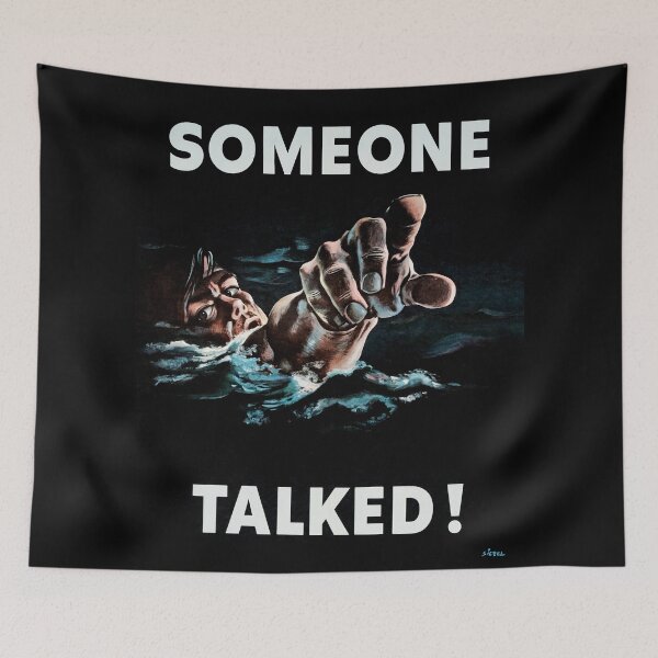 Item preview, "Someone Talked!" World War II Propaganda c.1942 designed and sold by PAPERS plz.