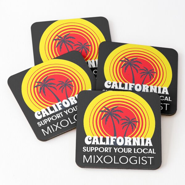 Item preview, SUPPORT YOUR LOCAL MIXOLOGIST "CALIFORNIA" BARTENDER designed and sold by BestCoolStuff.