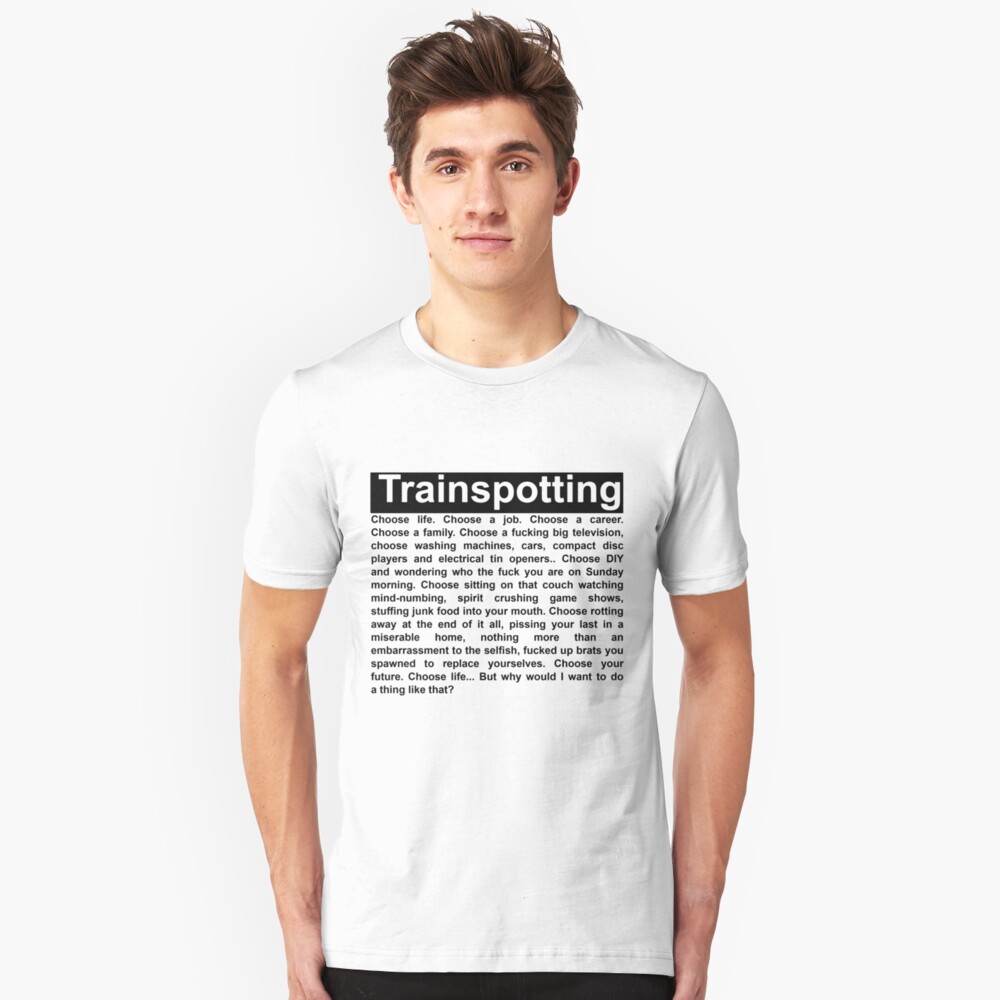 t shirt trainspotting