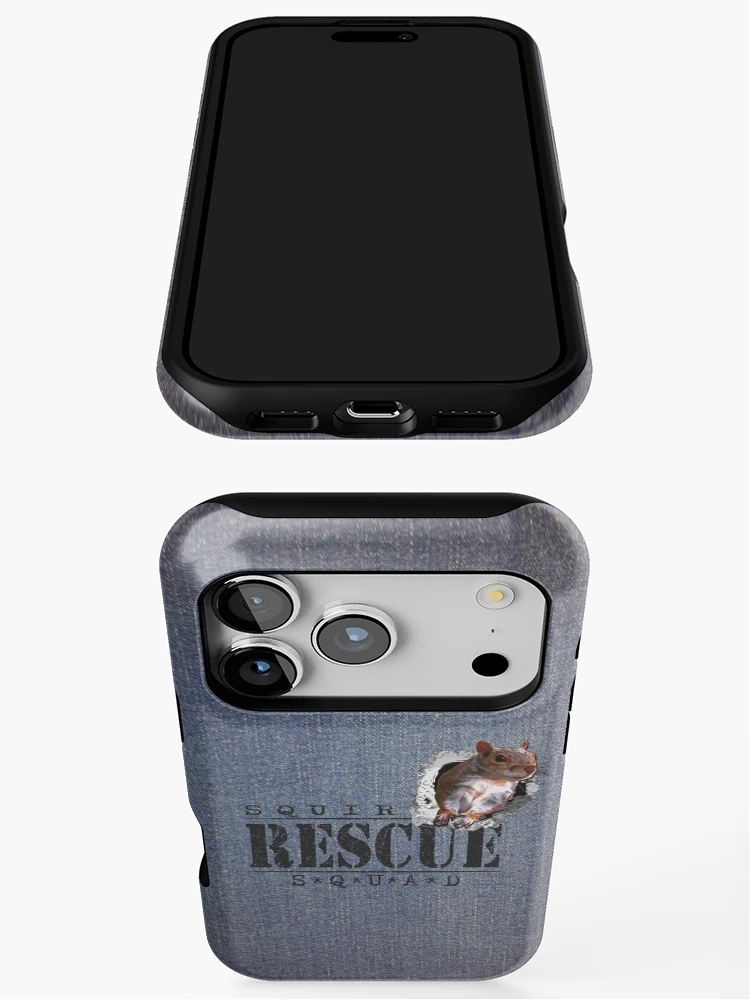 Thumbnail 3 of 4, iPhone Case, Squirrel Rescue designed and sold by RiffXS.