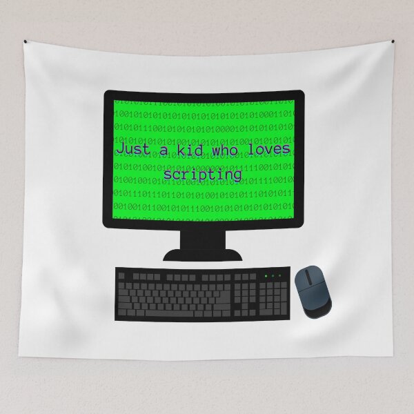 Item preview, Just a kid who loves scripting - programmimg designed and sold by Jessi-Sketches.