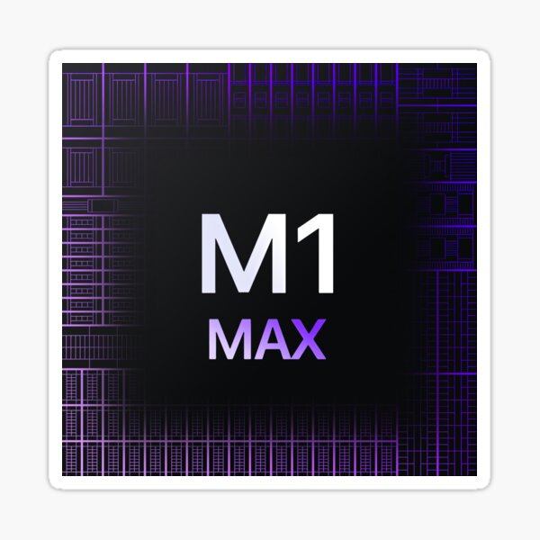 Item preview, Apple M1 Max Logo V3 designed and sold by ThunderRuler.