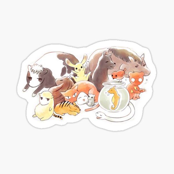 Fruits Basket 2019 Group #1 Sticker Set