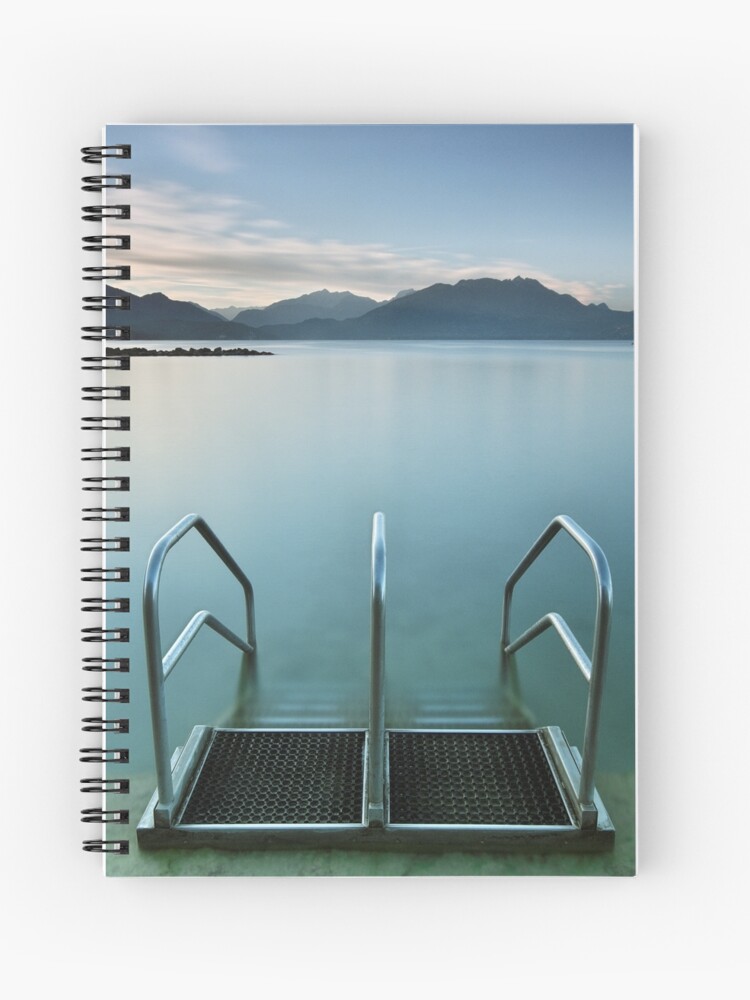 Thumbnail 1 of 3, Journal, Annecy lake, morning at the beach designed and sold by patmo.