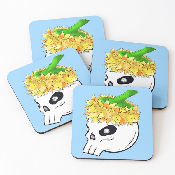Item preview, Sunflower Skull  designed and sold by missmann.