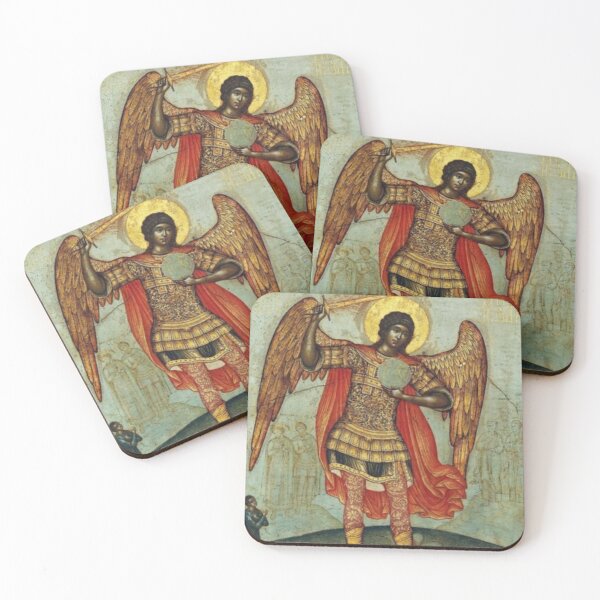 Item preview, Saint Michael Archangel with fiery sword and globe designed and sold by Angelkrs.