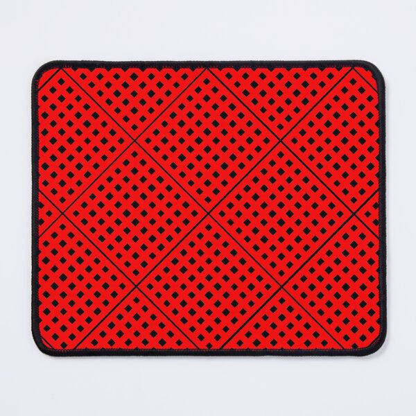Item preview, Criss Cross Angled Line Pattern in Red on Black designed and sold by Neil Feigeles.