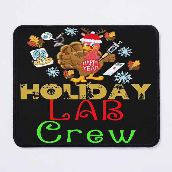 Item preview, HOLIDAY LAB CREW FUNNY MEDICAL LAB SCIENTIST LAB TECH SCIENTIST MICROBIOLOGY designed and sold by Hippiesole.