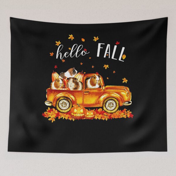 Item preview, Guinea Hello Fall Guineas in Car Pumpkin Happy Halloween designed and sold by AsherSharon09.