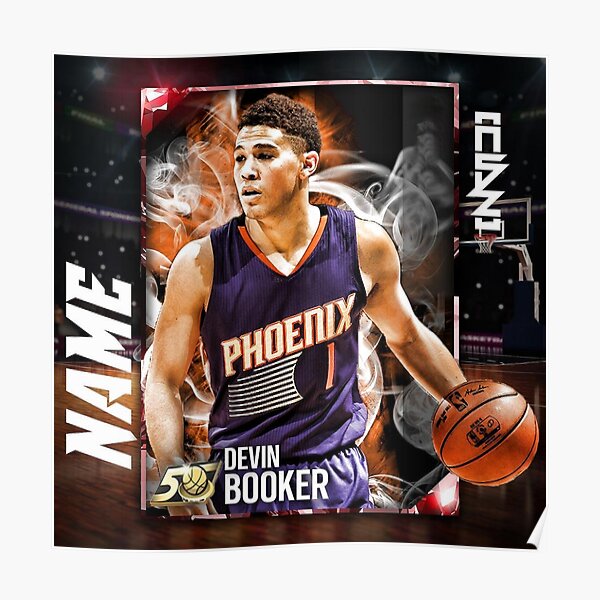 Impeccable Sports Artwork - Devin Booker Firestarter Wallpaper The