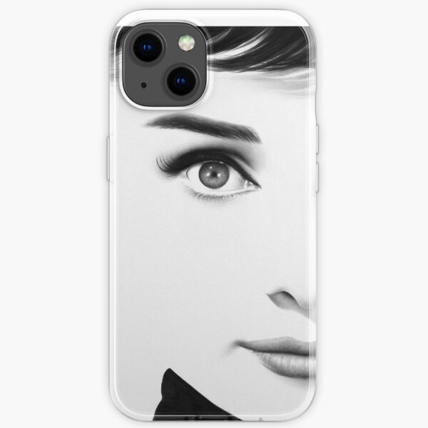 The Half Series. Audrey Hepburn iPhone Soft Case