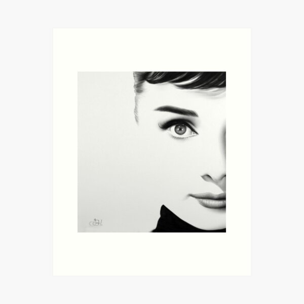 Item preview, The Half Series. Audrey Hepburn designed and sold by IleanaHunterArt.