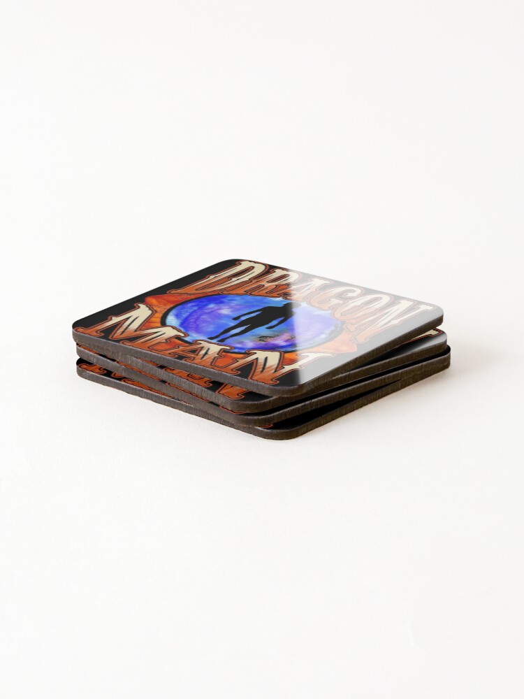 Thumbnail 4 of 5, Coasters (Set of 4), Dragon Man designed and sold by RiffXS.
