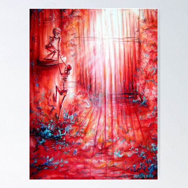 Item preview, Red Skeleton Gate designed and sold by HCalderonArt.