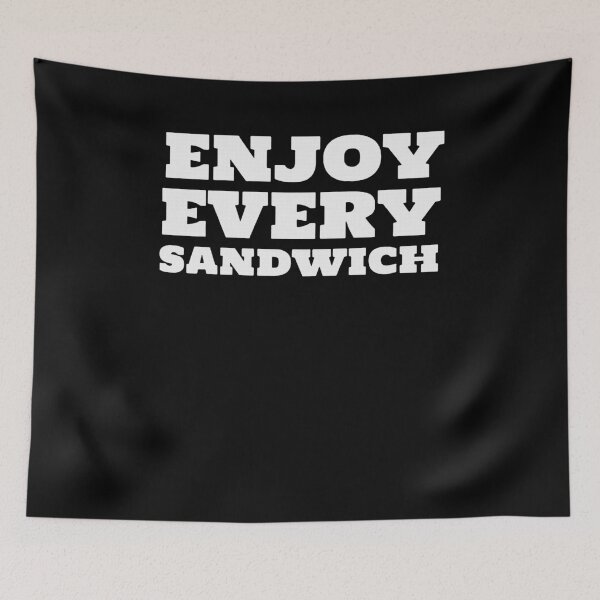 Item preview, Warren Zevon Quote Enjoy Every Sandwichhellip designed and sold by Joseph Martin.