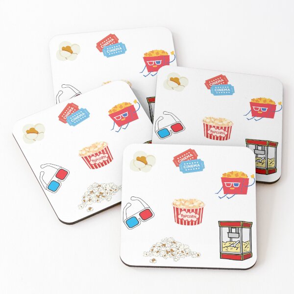 Item preview, Popcorn And Cinema Sticker Pack For Popcorn Lovers On Movie Night In Movie Theater - Got The Popcorn Ready designed and sold by lodarohit.