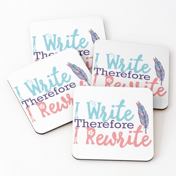 Item preview, I Write Therefore I Rewrite designed and sold by Badrart.