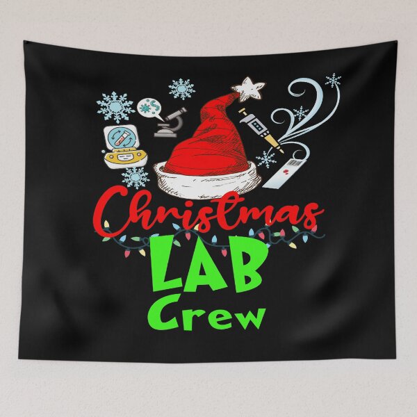 Item preview, CHRISTMAS LAB CREW FUNNY MEDICAL LAB SCIENTIST LAB TECH SCIENTIST MICROBIOLOGY designed and sold by Hippiesole.