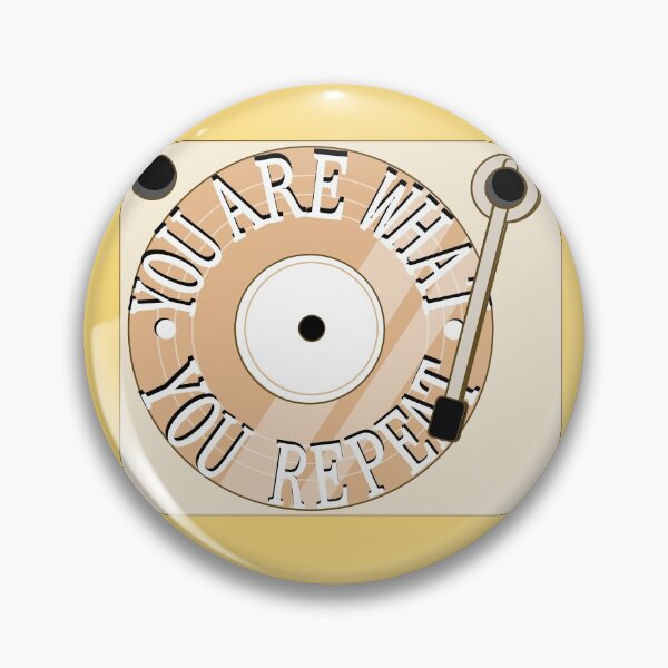 Item preview, You Are What You Repeat (record player- Happy Yellow / Orange) designed and sold by citrusapple.