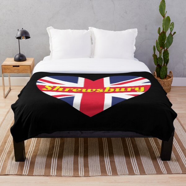 Item preview, Shrewsbury Shropshire England UK British Union Flag Heart - Shrewsbury designed and sold by DPattonPD.