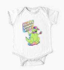 "Haters Gonna Hate" Reptar (white) One Piece - Short Sleeve