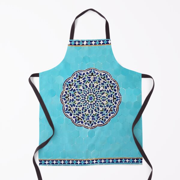 Item preview, Persian turquoise tile pattern designed and sold by Jeyran.