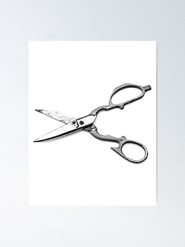 Antique Scissors. Craft Scissors. Metal Scissors. Crafting Tools. Crafting  Scissors. Poster for Sale by digitaleclectic