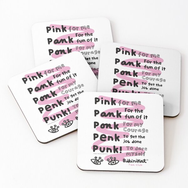Item preview, Pink Pank Ponk Penk Punk! Dare yourself.  designed and sold by BikiniKat.