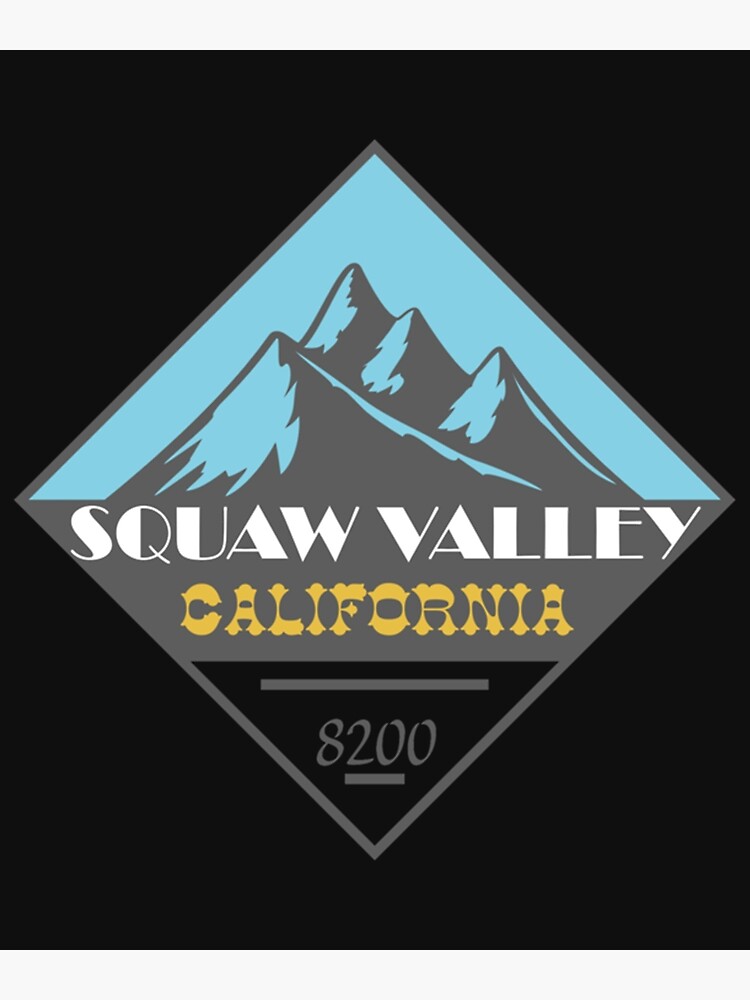 Squaw Valley Poster For Sale By Topvintage Redbubble