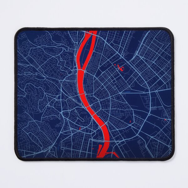 Item preview, Budapest City Map Print, Budapest City Map Poster, Budapest City Map Wall Art, Budapest City Map, Map of Budapest City, Budapest City Map Art designed and sold by randomorder.