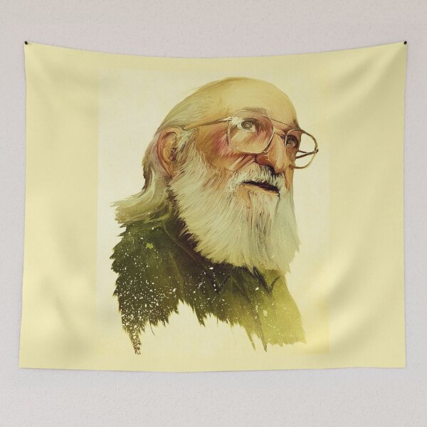 Item preview, Paulo Freire painting designed and sold by PoliticsPrint.