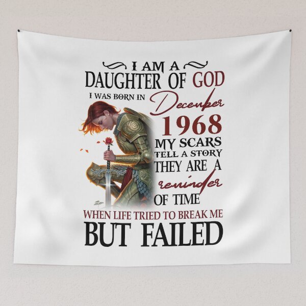 Item preview, 1968_DAUGHTER OF GOD BORN IN DECEMBER designed and sold by AlbaATN.