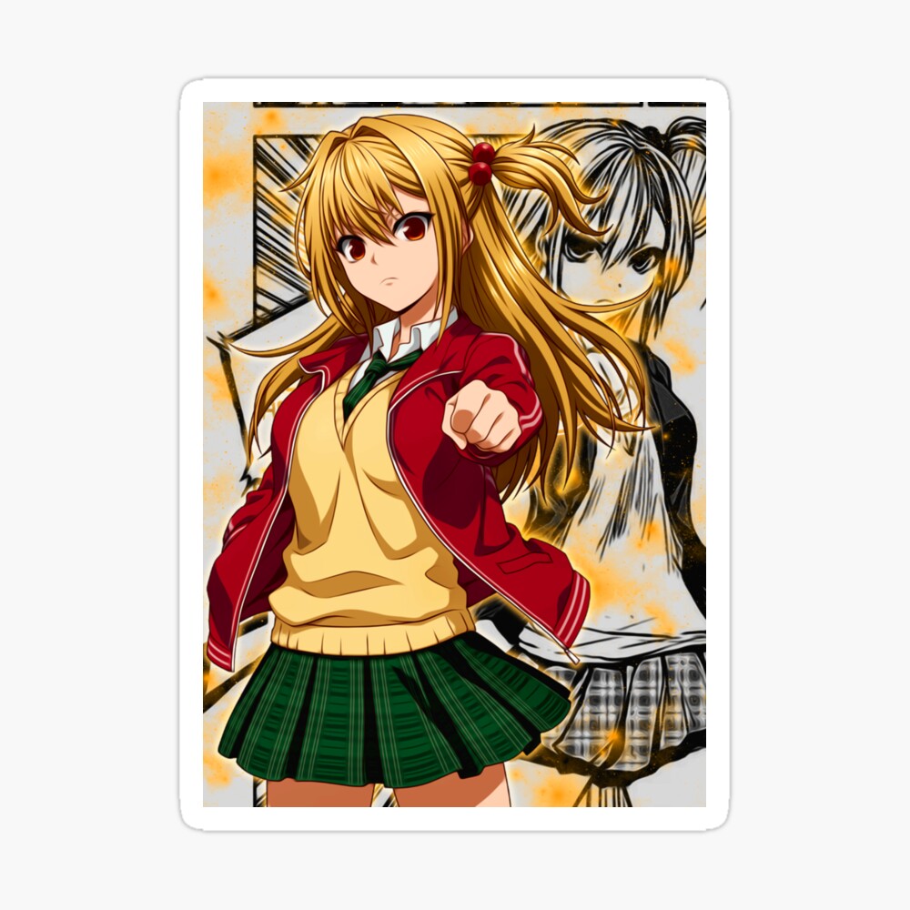 Yuuri amakage - battle game in 5 seconds anime Sticker for Sale