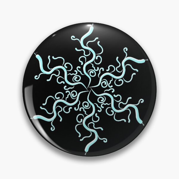 Item preview, Swirling Serpent Snowflake Mandala designed and sold by FalcoSkyWolf.