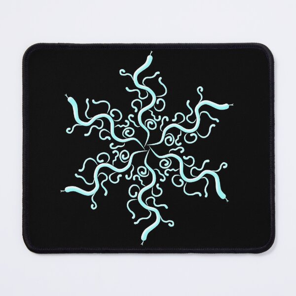 Item preview, Swirling Serpent Snowflake Mandala designed and sold by FalcoSkyWolf.