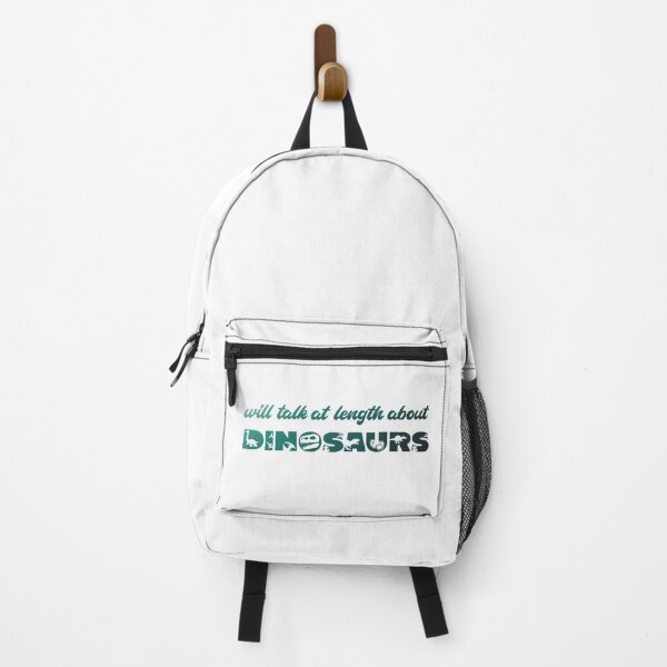 Item preview, Will talk at length about dinosaurs (green gradient text) designed and sold by Ofeefee.