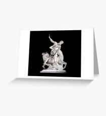 Heracles beating the Centaur Nessus Greeting Card