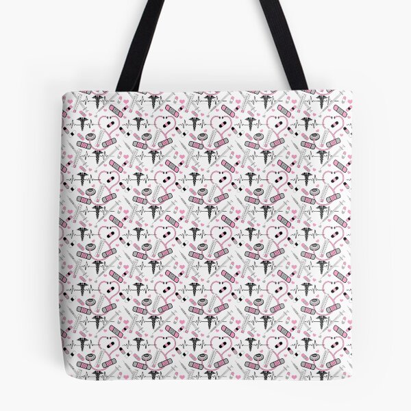 Item preview, Cute Stethoscope Nurse | Doctor EKG Pattern designed and sold by HHeartsDesigns.