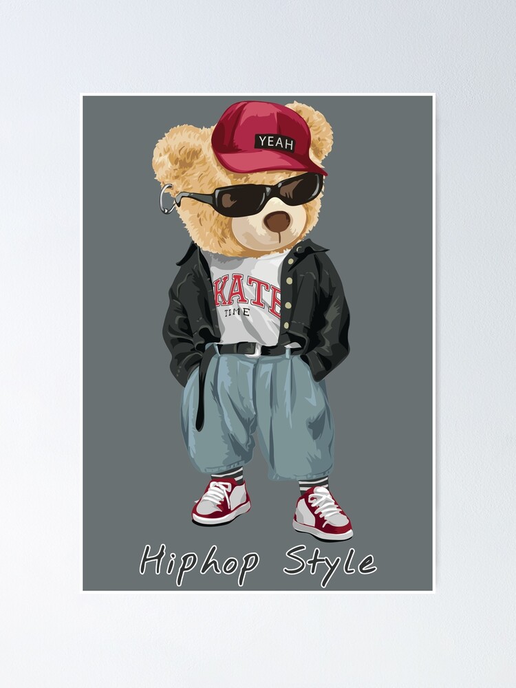 Cute Bear Hip Hop Style