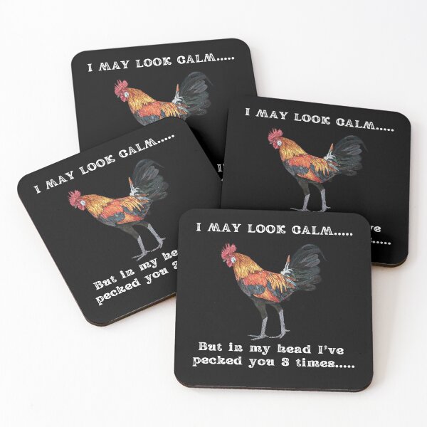 Item preview, I May Look Calm But In My Head Ive Pecked You 3 Times shirt designed and sold by SukanyaShop.