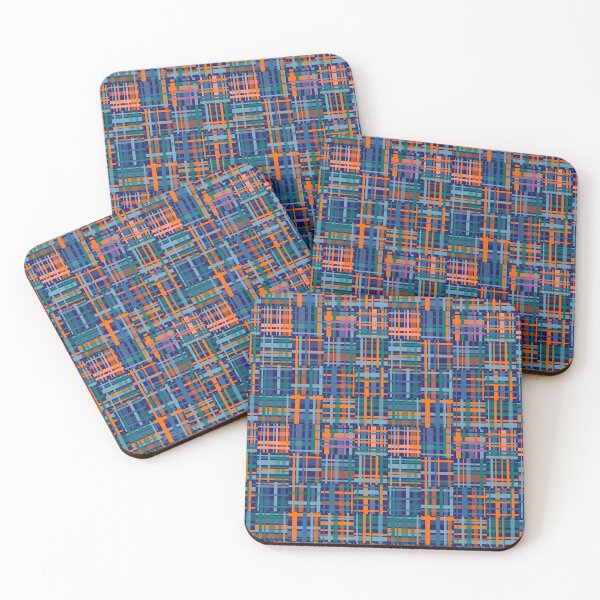 Item preview, Madras Plaid Azul / Naranja designed and sold by pear-la.