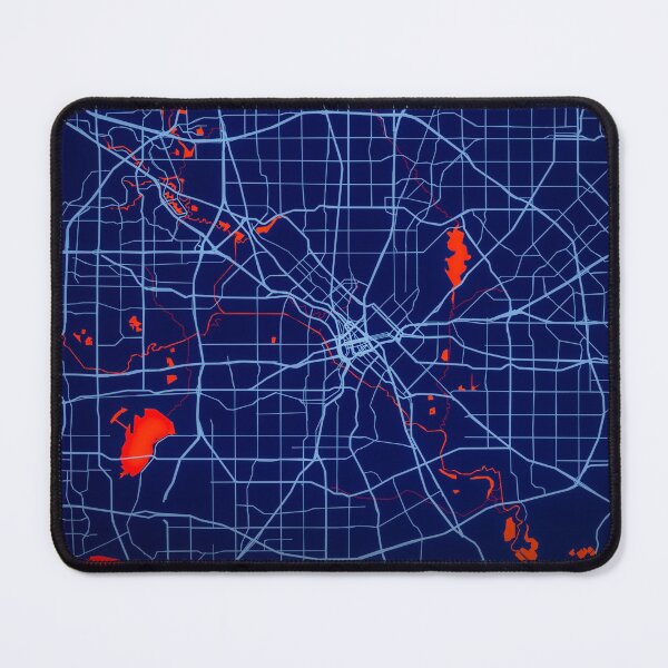 Item preview, Dallas City Map Print, Dallas City Map Poster, Dallas City Map Wall Art, Dallas City Map, Dallas Fitted Mask, Dallas Mask, Dallas Leggings, Map of Dallas City, Dallas City Map Art designed and sold by randomorder.