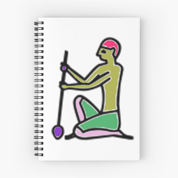Item preview, Hieroglyphics, Egyptian figure, Colored Hieroglyphics, warrior designed and sold by Nostrathomas66.